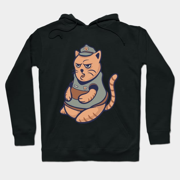 The Police Cat Hoodie by endorphinestudio